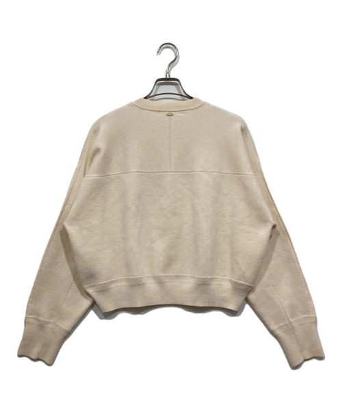 COLLAGE GALLARDAGALANTE（コラージュ ガリャルダガランテ）COLLAGE GALLARDAGALANTE (コラージュ ガリャルダガランテ) ジップスウェットライクニット アイボリー サイズ:Fの古着・服飾アイテム