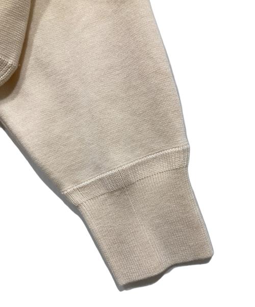 COLLAGE GALLARDAGALANTE（コラージュ ガリャルダガランテ）COLLAGE GALLARDAGALANTE (コラージュ ガリャルダガランテ) ジップスウェットライクニット アイボリー サイズ:Fの古着・服飾アイテム