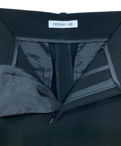 EVERYDAY I LIKE.（エヴリデイ アイ ライク）EVERYDAY I LIKE. (エヴリデイ アイ ライク) Cropped パンツ ブラック サイズ:36の古着・服飾アイテム