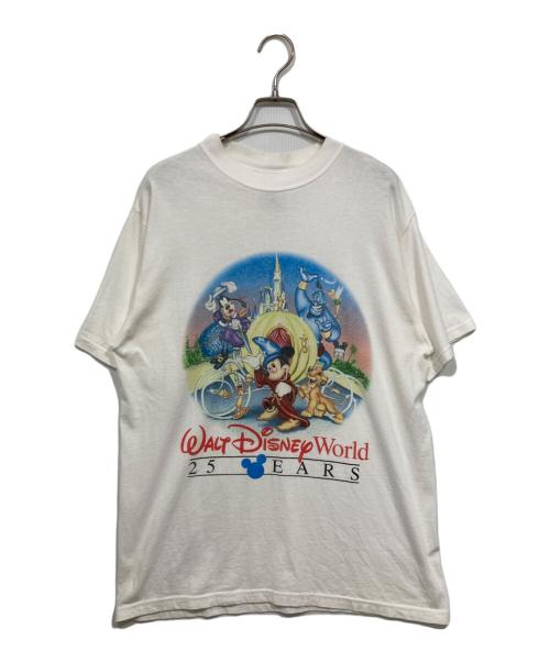 MICKEY INC（ミッキーインク）MICKEY INC (ミッキーインク) プリントTシャツ ホワイト サイズ:Ｌの古着・服飾アイテム