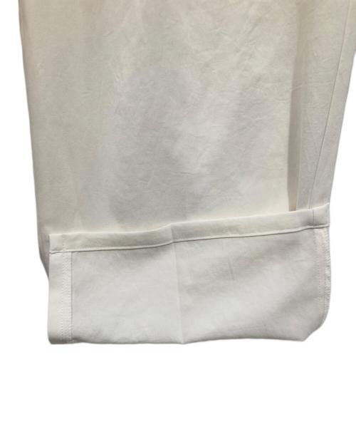 GALLARDA GALANTE（ガリャルダガランテ）GALLARDA GALANTE (ガリャルダガランテ) ジャージーワイドタックパンツ アイボリーの古着・服飾アイテム