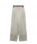 GALLARDA GALANTE（ガリャルダガランテ）の古着「ジャージーワイドタックパンツ」｜アイボリー
