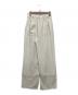 GALLARDA GALANTE (ガリャルダガランテ) ジャージーワイドタックパンツ アイボリー：5000円