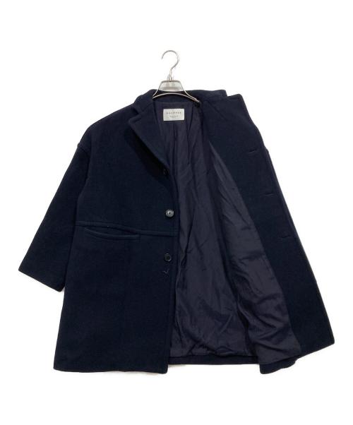 MACPHEE（マカフィー）MACPHEE (マカフィー) パイルメルトン オーバーサイズドコート ネイビー サイズ:34の古着・服飾アイテム