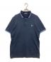 FRED PERRY（フレッドペリー）の古着「鹿の子ポロシャツ」｜ネイビー