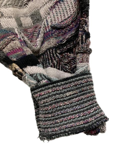 TUNDRA（ツンドラ）TUNDRA (ツンドラ) 3Dニット グレー サイズ:Lの古着・服飾アイテム