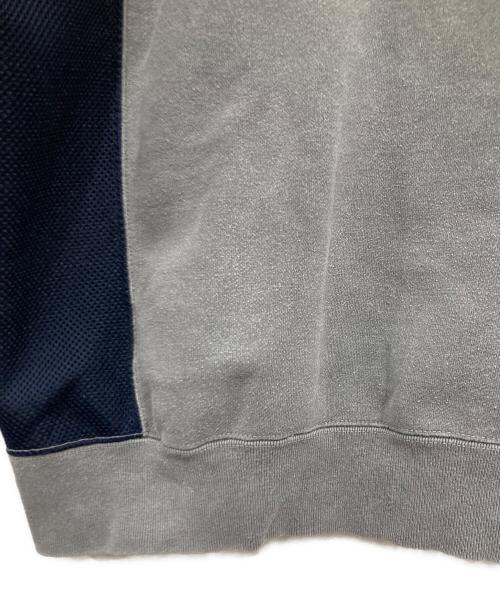C.E（シーイー）C.E (シーイー) 異素材切替スウェット グレー サイズ:Ｌ　の古着・服飾アイテム