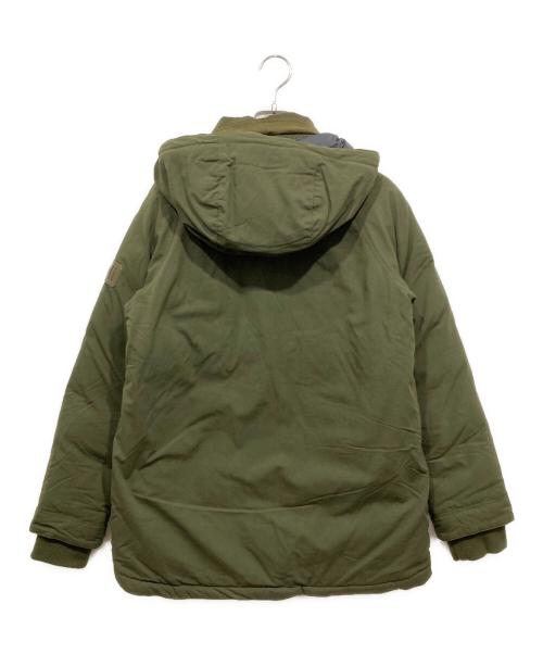 WHITE MOUNTAINEERING（ホワイトマウンテ二アニング）WHITE MOUNTAINEERING (ホワイトマウンテ二アニング) ダウンジャケット グリーンの古着・服飾アイテム