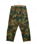 Belgium Armyベルギーアーミー）の古着「50`Sブラッシュストロークカモパンツ/ ベルギー軍 RAKA」｜グリーン