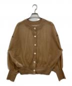 SLOBE IENAスローブ イエナ）の古着「シアーラミーカーディガン」｜ベージュ