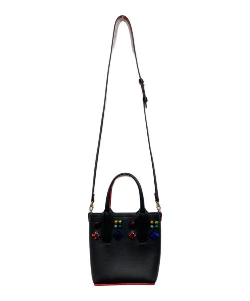 Christian Louboutin（クリスチャン・ルブタン）Christian Louboutin (クリスチャン・ルブタン) カバタミニ スタッズ 2WAYバッグ ブラックの古着・服飾アイテム