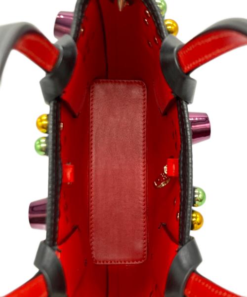 Christian Louboutin（クリスチャン・ルブタン）Christian Louboutin (クリスチャン・ルブタン) カバタミニ スタッズ 2WAYバッグ ブラックの古着・服飾アイテム