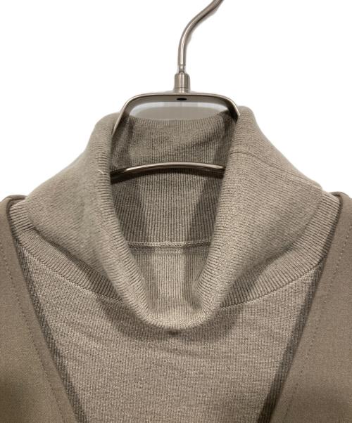 Mila Owen（ミラオーウェン）Mila Owen (ミラオーウェン) タートルニットベストセットワンピース ベージュ サイズ:1の古着・服飾アイテム