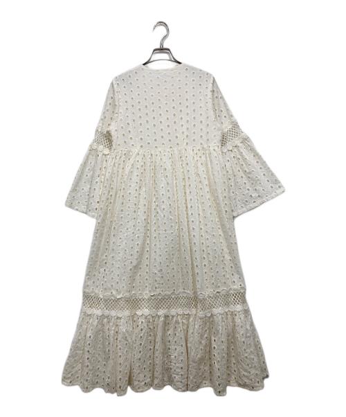 freada（フリーダ）freada (フリーダ) カットワーク刺繍ワンピース アイボリー サイズ:FREEの古着・服飾アイテム