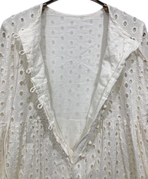 freada（フリーダ）freada (フリーダ) カットワーク刺繍ワンピース アイボリー サイズ:FREEの古着・服飾アイテム