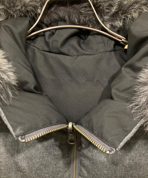 ANAYI（アナイ）ANAYI (アナイ) リバーシブルダウンベスト グレー サイズ:34の古着・服飾アイテム