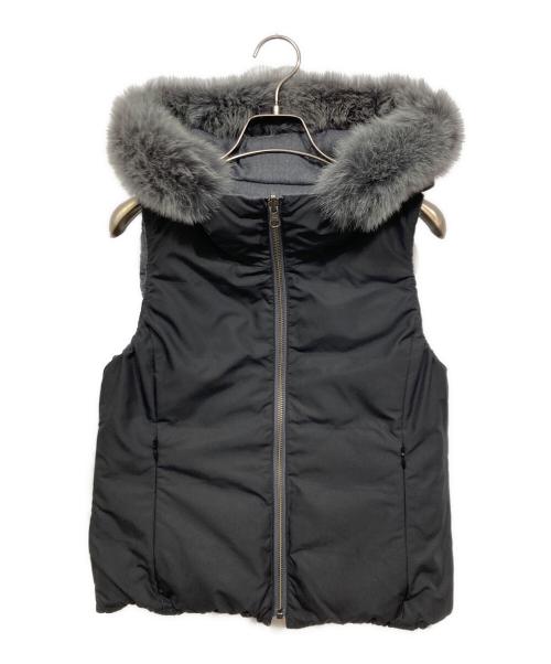 ANAYI（アナイ）ANAYI (アナイ) リバーシブルダウンベスト グレー サイズ:34の古着・服飾アイテム
