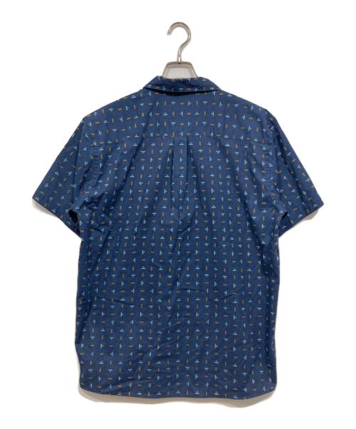 Patagonia（パタゴニア）Patagonia (パタゴニア) 半袖総柄シャツ / Go To Shirt ネイビー サイズ:Ⅼの古着・服飾アイテム