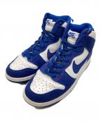 NIKE SBナイキエスビー）の古着「ハイカットスニーカー / DUNK HIGH PRO SB」｜ブルー×ホワイト
