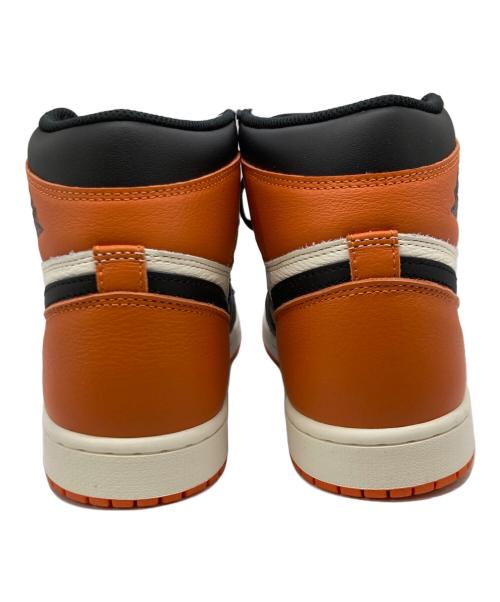 NIKE（ナイキ）NIKE (ナイキ) ハイカットスニーカー / Air Jordan 1 Retro High OG オレンジ×ブラック(Shattered Backboard) サイズ:27.5㎝の古着・服飾アイテム