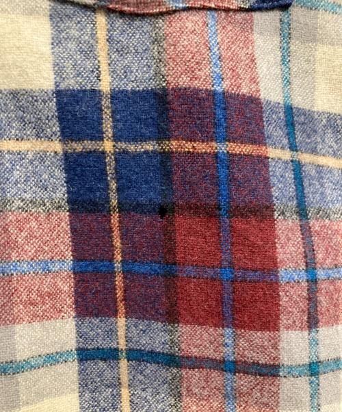 PENDLETON（ペンドルトン）PENDLETON (ペンドルトン) 70’S-80’Sネルシャツ/USA製 レッド×ネイビー サイズ:XLの古着・服飾アイテム