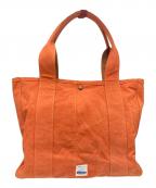 ALBERTONアルバートン）の古着「キャンバストートバッグ」｜オレンジ