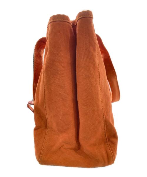 ALBERTON（アルバートン）ALBERTON (アルバートン) キャンバストートバッグ オレンジの古着・服飾アイテム