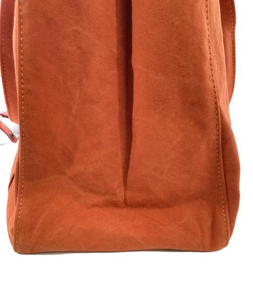 ALBERTON（アルバートン）ALBERTON (アルバートン) キャンバストートバッグ オレンジの古着・服飾アイテム