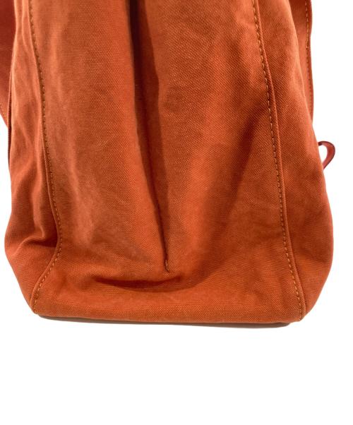ALBERTON（アルバートン）ALBERTON (アルバートン) キャンバストートバッグ オレンジの古着・服飾アイテム