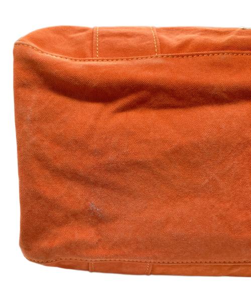 ALBERTON（アルバートン）ALBERTON (アルバートン) キャンバストートバッグ オレンジの古着・服飾アイテム