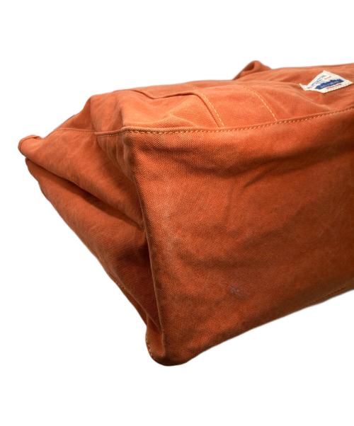 ALBERTON（アルバートン）ALBERTON (アルバートン) キャンバストートバッグ オレンジの古着・服飾アイテム