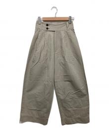 MARGARET HOWELL（マーガレットハウエル）の古着「トラウザーパンツ」｜グレー