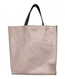 MARNI（マルニ）の古着「2WAYバッグ / MUSEO SOFT SMALL / ミュゼオ」｜ピンク×イエロー×グリーン