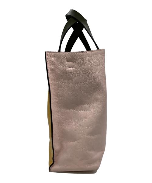 MARNI（マルニ）MARNI (マルニ) 2WAYバッグ / MUSEO SOFT SMALL / ミュゼオ ピンク×イエロー×グリーンの古着・服飾アイテム