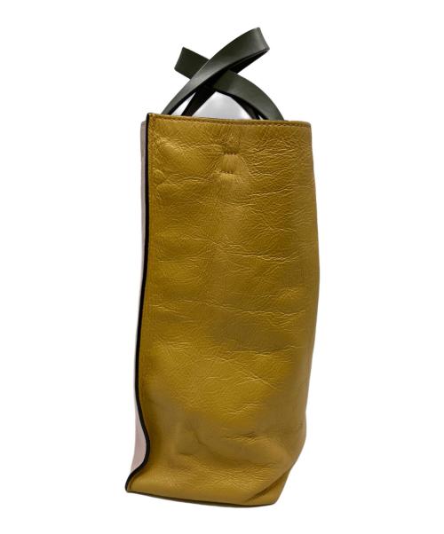 MARNI（マルニ）MARNI (マルニ) 2WAYバッグ / MUSEO SOFT SMALL / ミュゼオ ピンク×イエロー×グリーンの古着・服飾アイテム