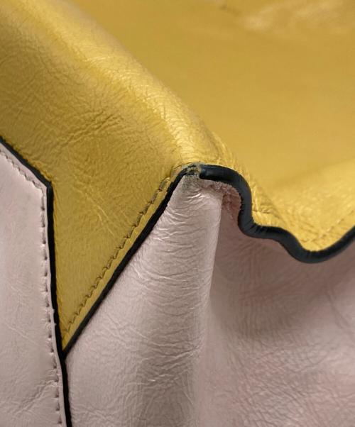 MARNI（マルニ）MARNI (マルニ) 2WAYバッグ / MUSEO SOFT SMALL / ミュゼオ ピンク×イエロー×グリーンの古着・服飾アイテム