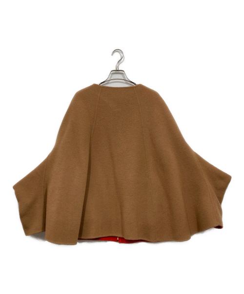 BEARDSLEY（ビアズリー）BEARDSLEY (ビアズリー) ポンチョ ブラウン サイズ:Freeの古着・服飾アイテム