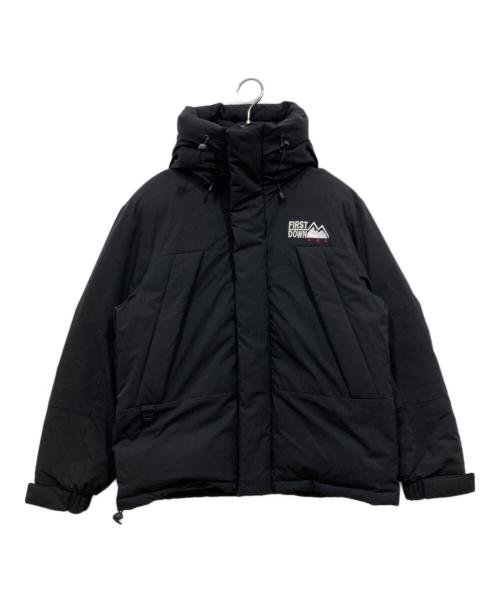 FIRST DOWN（ファーストダウン）FIRST DOWN (ファーストダウン) ダウンジャケット ブラック サイズ:Mの古着・服飾アイテム