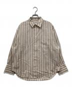 MACPHEEマカフィー）の古着「コットンブロード レギュラーカラーシャツ」｜ブラウン