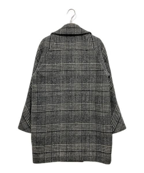 TOMORROW LAND tricot（トゥモローランド トリコ）TOMORROW LAND tricot (トゥモローランド トリコ) ブロークングレンチェック ダブルブレストコート グレー サイズ:38の古着・服飾アイテム