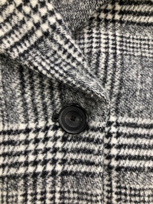 TOMORROW LAND tricot（トゥモローランド トリコ）TOMORROW LAND tricot (トゥモローランド トリコ) ブロークングレンチェック ダブルブレストコート グレー サイズ:38の古着・服飾アイテム