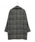 TOMORROW LAND tricot (トゥモローランド トリコ) ブロークングレンチェック ダブルブレストコート グレー サイズ:38：15000円