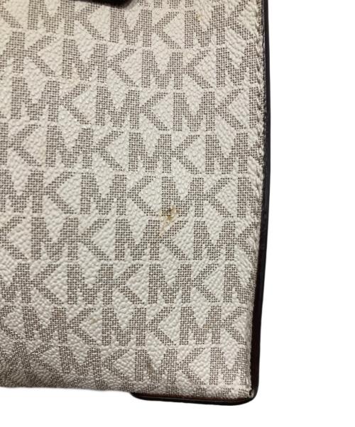 MICHAEL KORS（マイケルコース）MICHAEL KORS (マイケル・コース) 2WAYバッグ ブラウン×アイボリーの古着・服飾アイテム