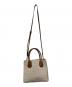 MICHAEL KORS (マイケル・コース) 2WAYバッグ ブラウン×アイボリー：4000円
