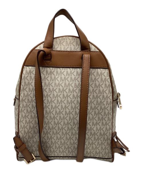 MICHAEL KORS（マイケル・コース）MICHAEL KORS (マイケル・コース) リュック アイボリー×ブラウンの古着・服飾アイテム