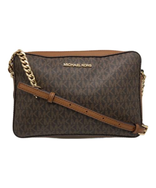 MICHAEL KORS（マイケル・コース）MICHAEL KORS (マイケル・コース) ショルダーバッグ ブラウンの古着・服飾アイテム