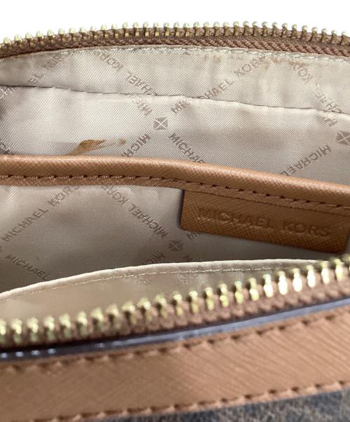 MICHAEL KORS（マイケル・コース）MICHAEL KORS (マイケル・コース) ショルダーバッグ ブラウンの古着・服飾アイテム