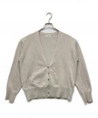 IENAイエナ）の古着「ラメVネックカーディガン」｜グレー