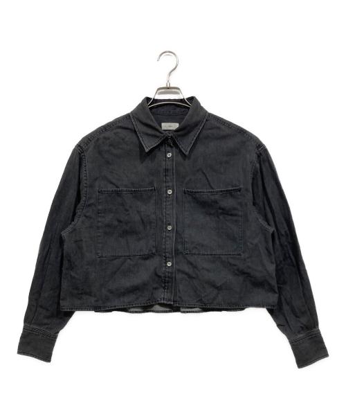 IENA（イエナ）IENA (イエナ) デニム ショートシャツ ブラック サイズ:サイズ表記なしの古着・服飾アイテム