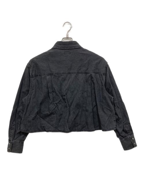 IENA（イエナ）IENA (イエナ) デニム ショートシャツ ブラック サイズ:サイズ表記なしの古着・服飾アイテム